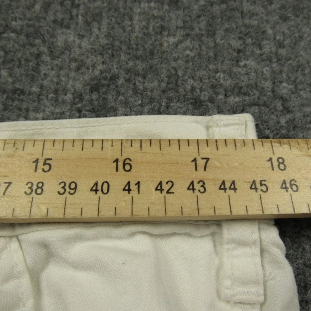 Vintage Polo Ralph Lauren Shorts Mens 36x9 Soft White Sanforized Cotton Utility‎